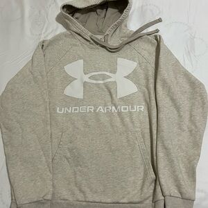 Under Armour Light Beige Hoodie Women’s Size Large